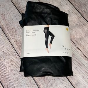 Women’s Faux-Leather Leggings